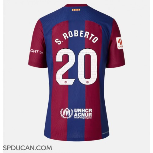 Zenski Nogometni Dres Barcelona Sergi Roberto #20 Domaci 2023-24 Kratak Rukav